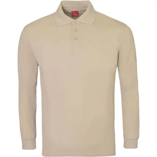 FWRD Long Sleeve Golfer Stone Front